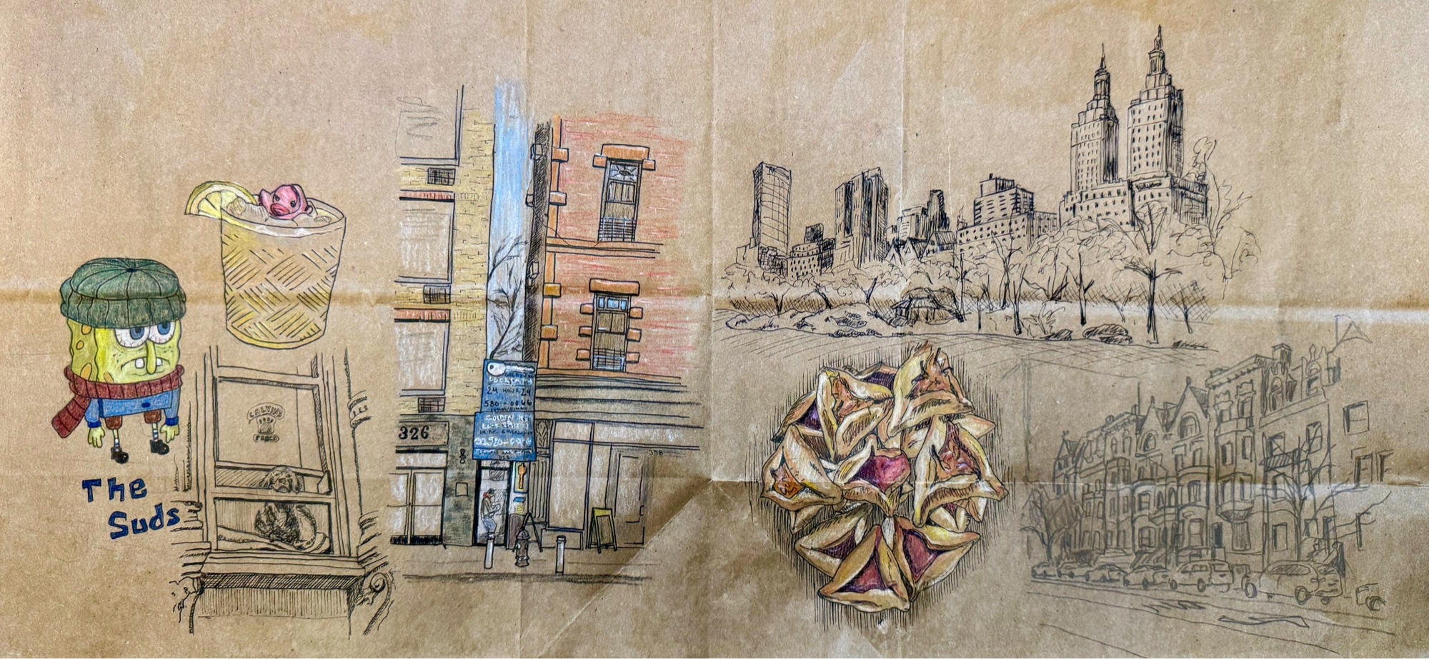 Paper Bag Collage